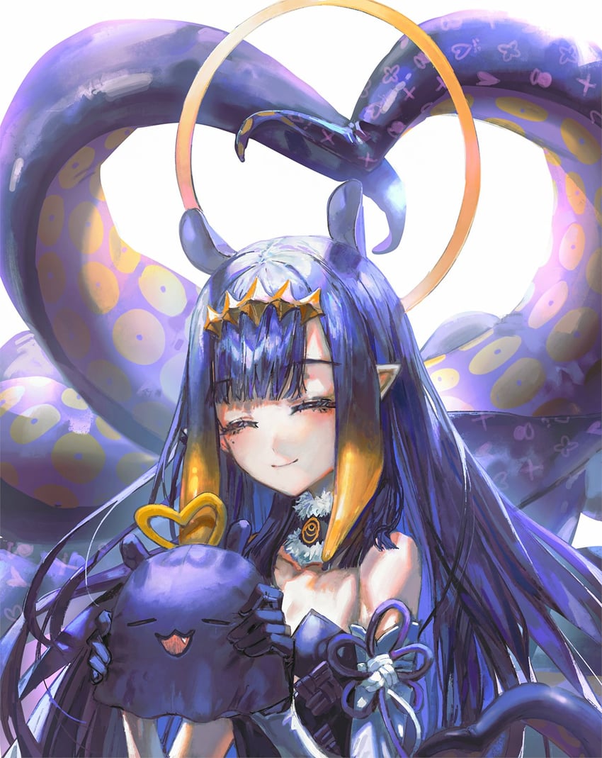 ninomae ina'nis and takodachi (hololive and 1 more) drawn by quasarcake
