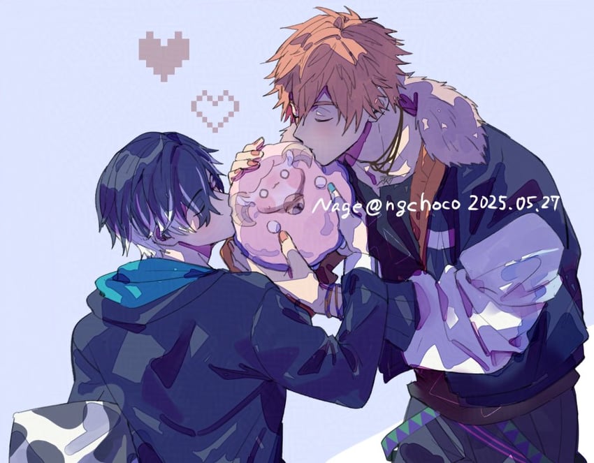 belphegor and beelzebub (obey me!: one master to rule them all! and 1 more) drawn by ngchoco