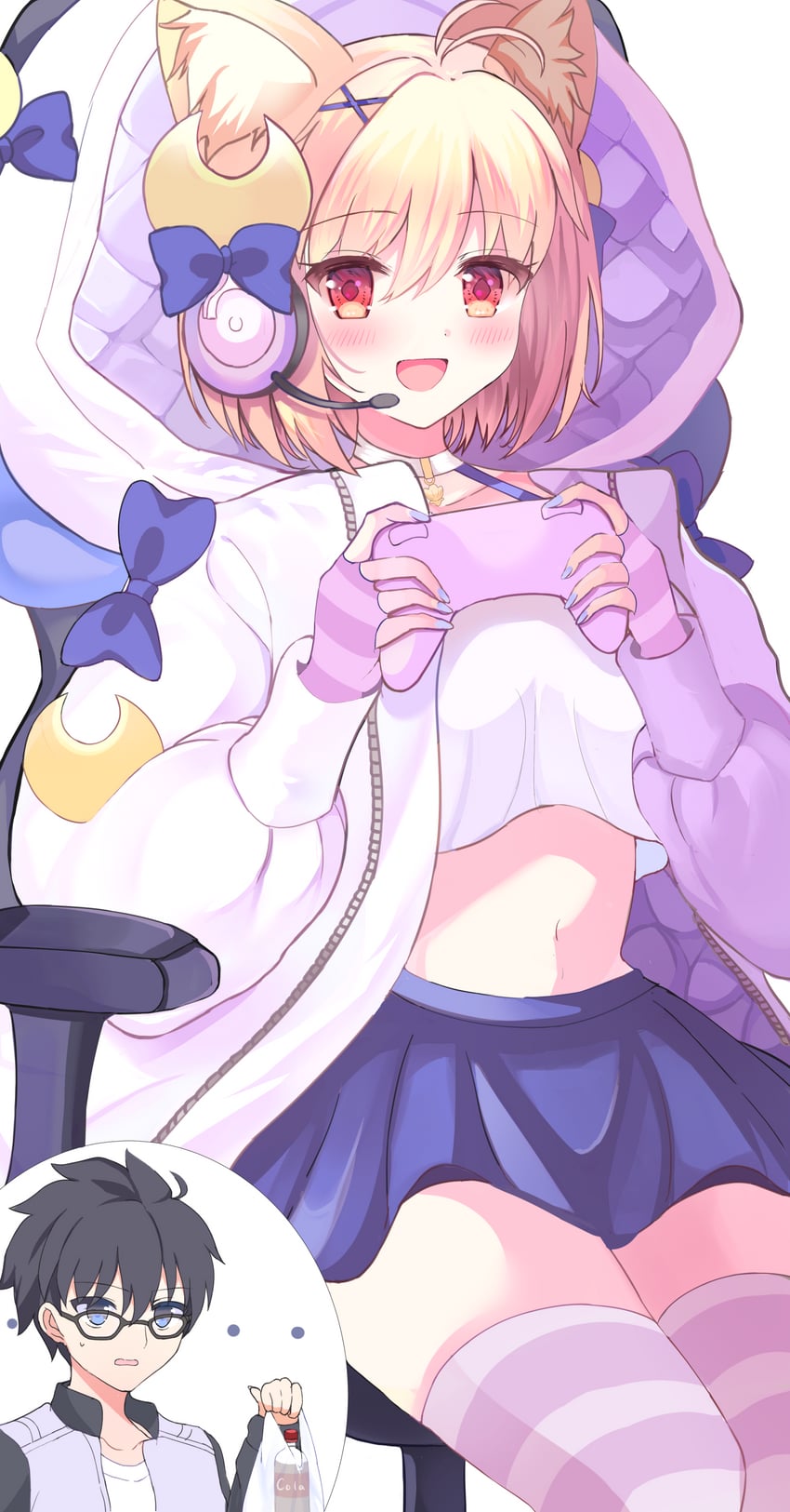 arcueid brunestud, tohno shiki, and phantas-moon (fate and 2 more) drawn by shione_shiose