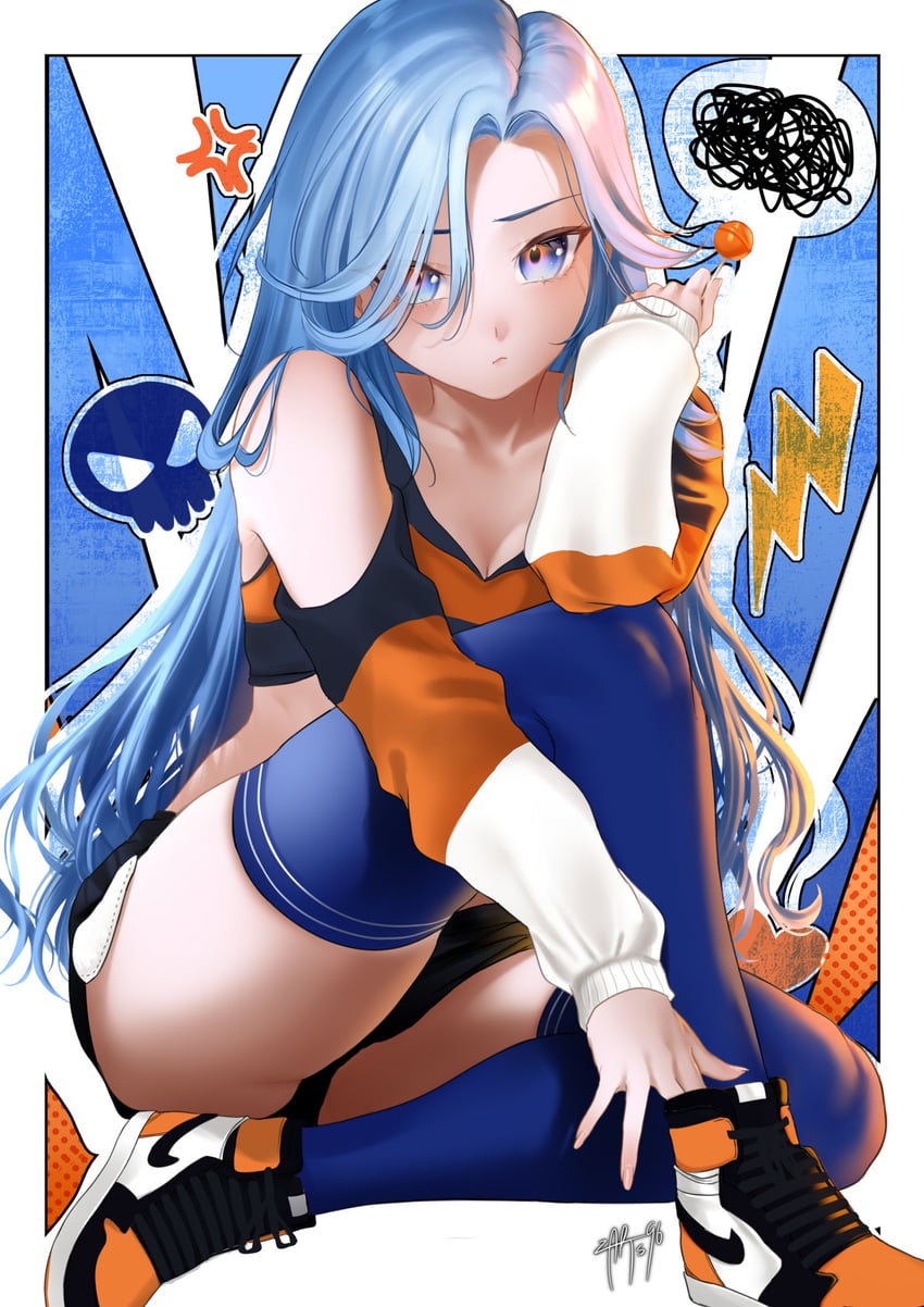 bae minah (original) drawn by zasshu