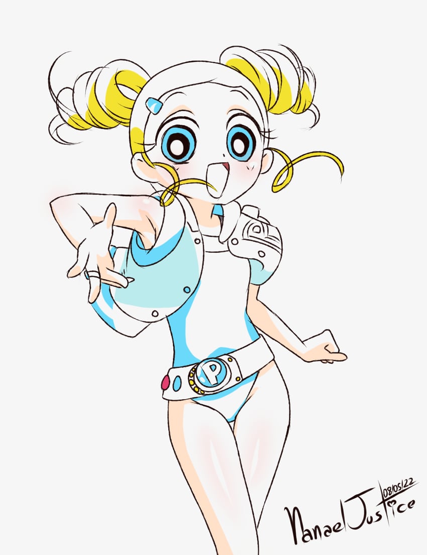 goutokuji miyako and rolling bubbles (powerpuff girls z) drawn by nanaeljustice