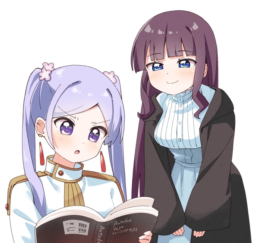 frieren, fern, suzukaze aoba, and takimoto hifumi (sousou no frieren and 1 more) drawn by haru_(konomi_150)