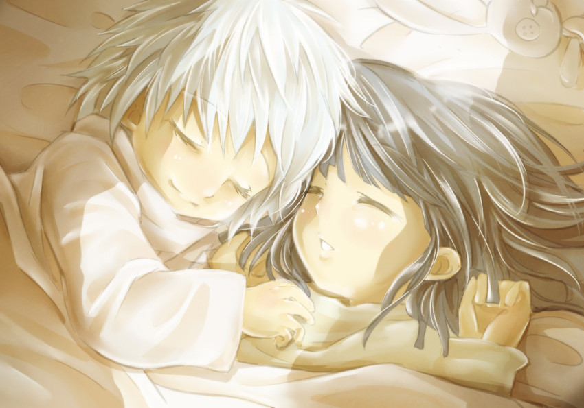 killua zoldyck and alluka zoldyck (hunter x hunter) drawn by dollyly21
