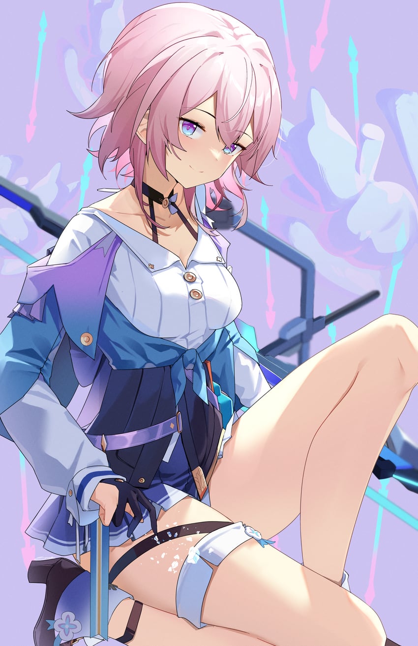 march 7th (honkai and 1 more) drawn by steeb