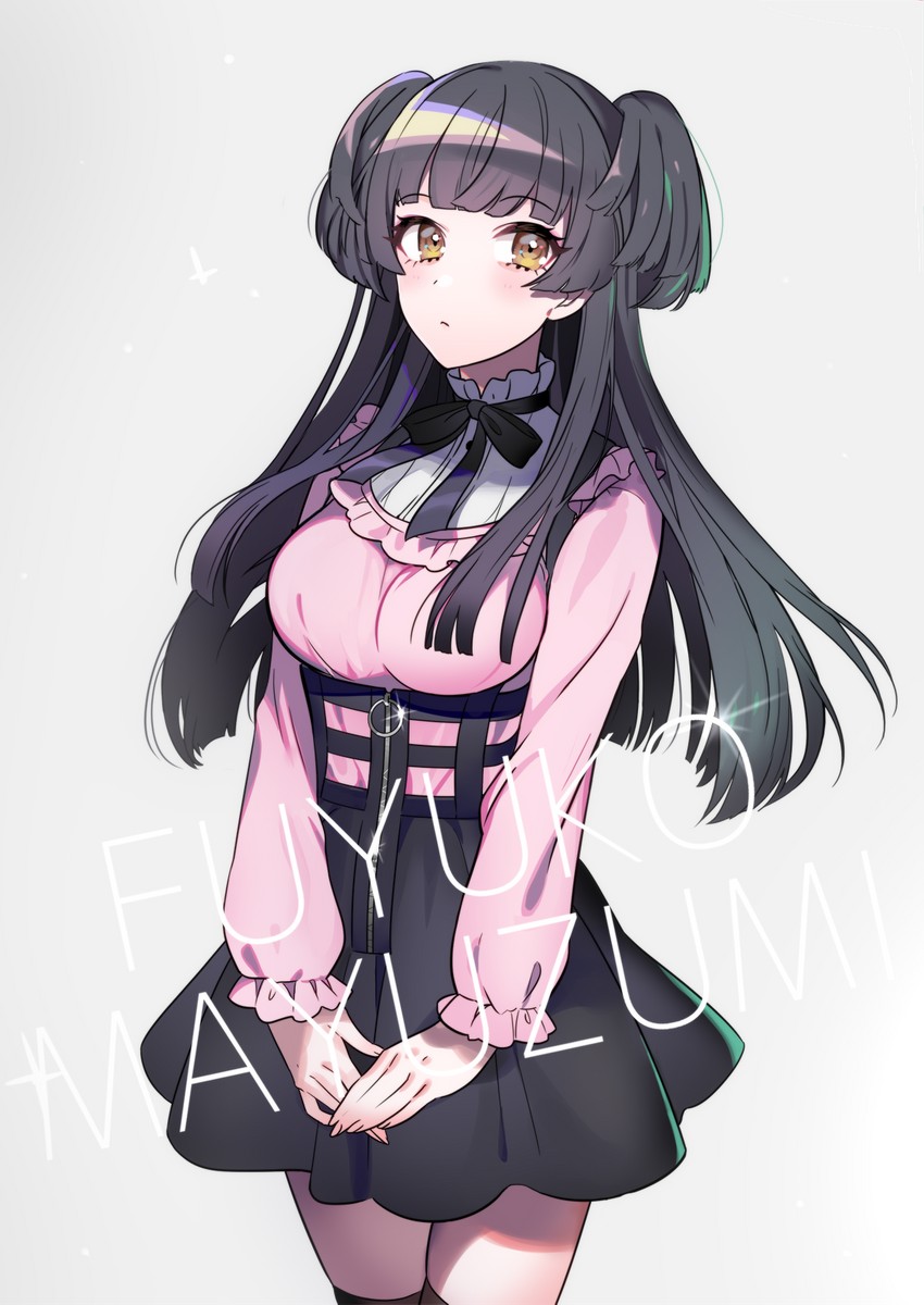mayuzumi fuyuko (idolmaster and 1 more) drawn by yuura