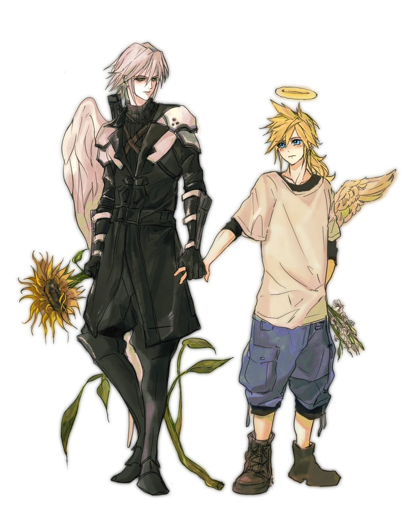 cloud strife and sephiroth (final fantasy and 2 more) drawn by tomgoblin