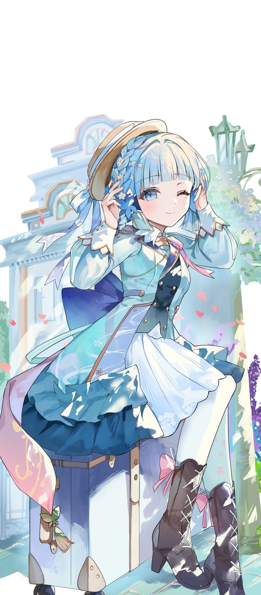 kamisato ayaka (genshin impact) drawn by ume_(plumblossom)
