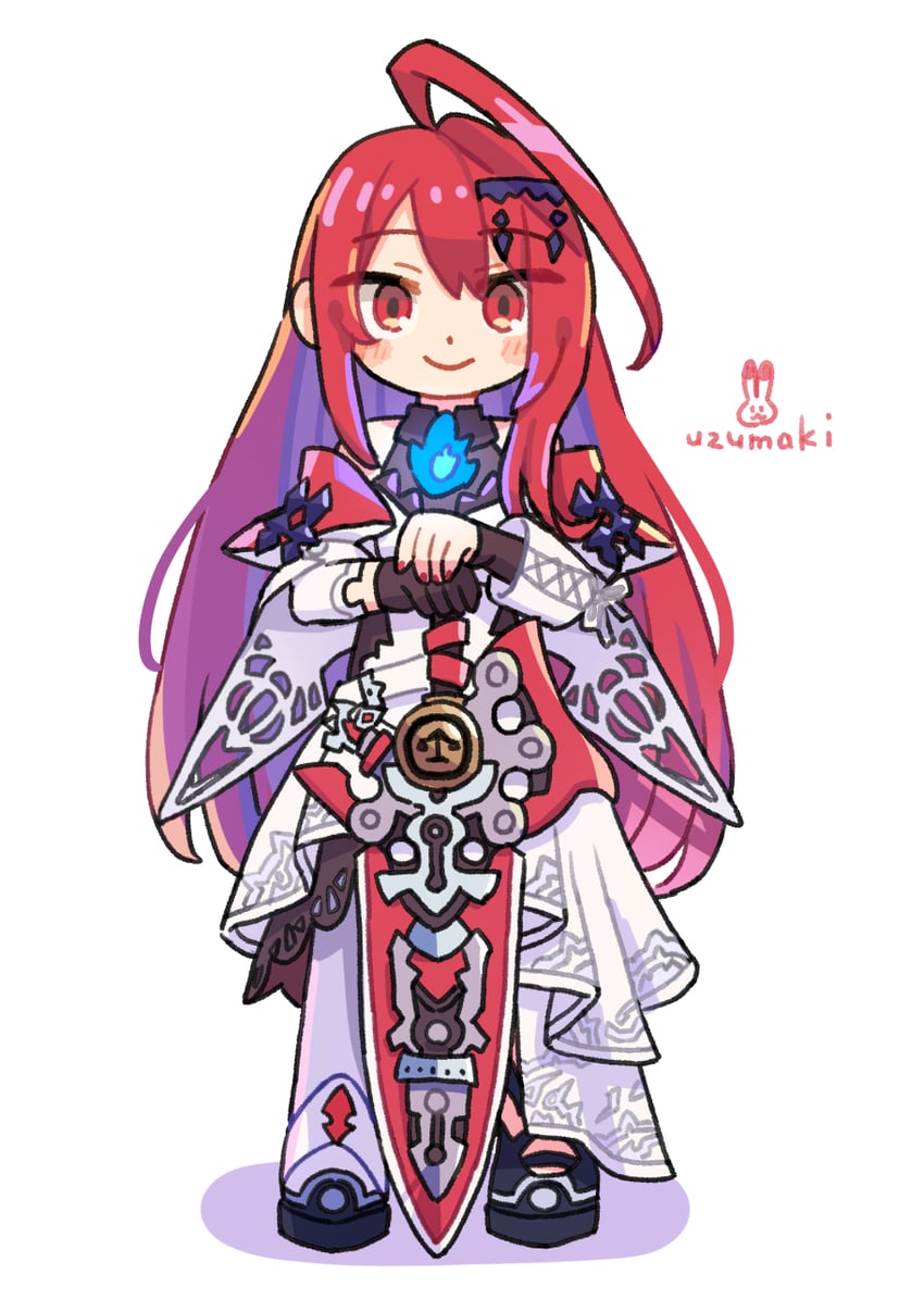 elizabeth rose bloodflame (hololive and 1 more) drawn by uzumaki_osushi