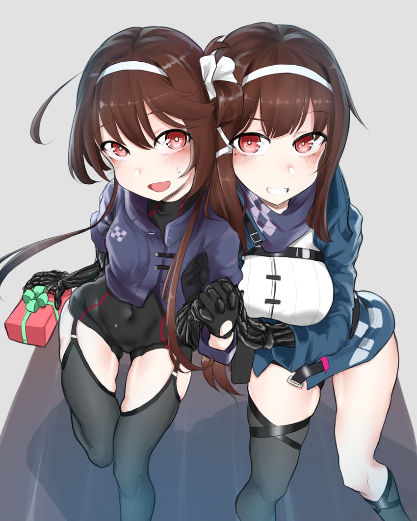 type 79 and js 9 (girls' frontline) drawn by k0ng