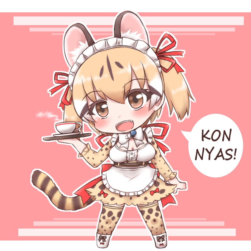 large-spotted genet (kemono friends and 1 more) drawn by mabuta_(mbt)