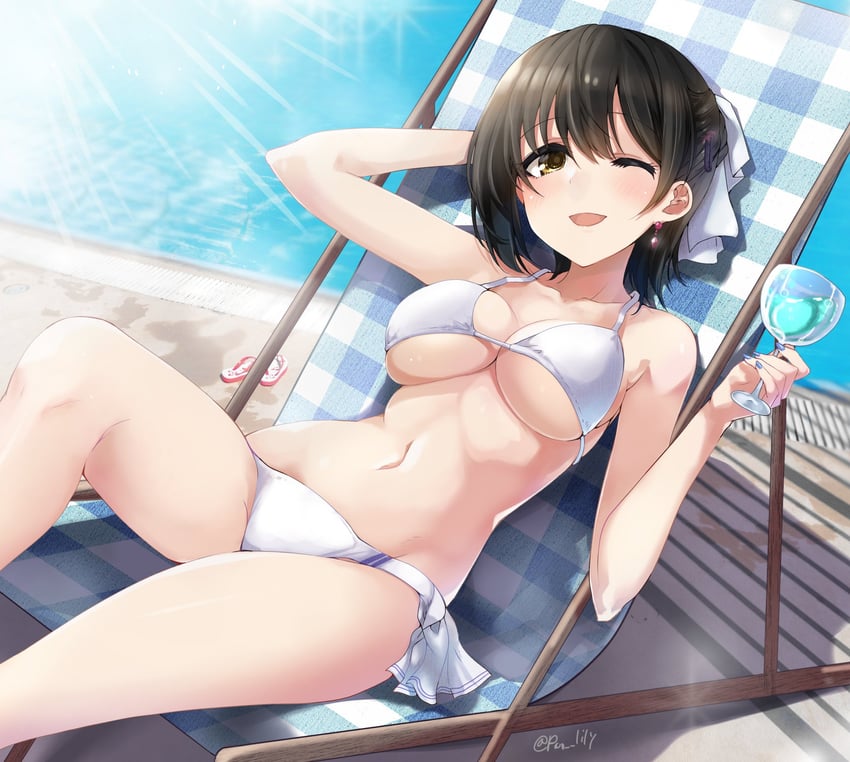 takafuji kako (idolmaster and 2 more) drawn by paopao
