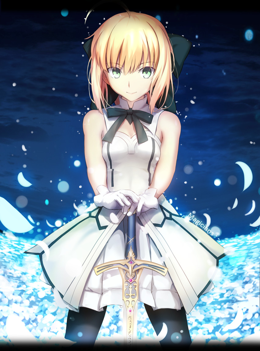 artoria pendragon and saber lily (fate and 1 more) drawn by magicians_(zhkahogigzkh)