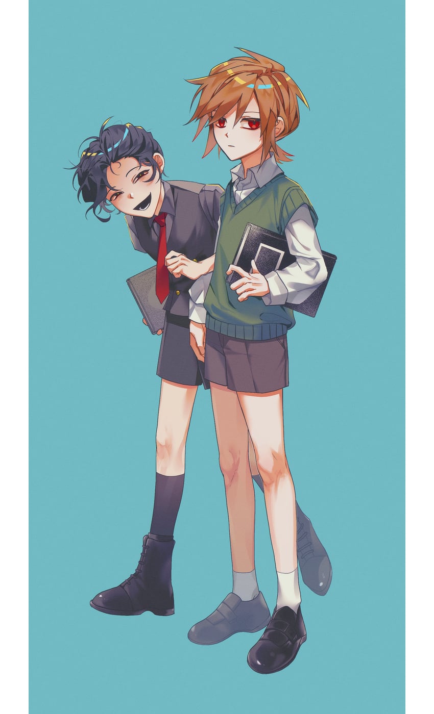 harada mutei and utsugi rangiri (saibou shinkyoku) drawn by jjeom