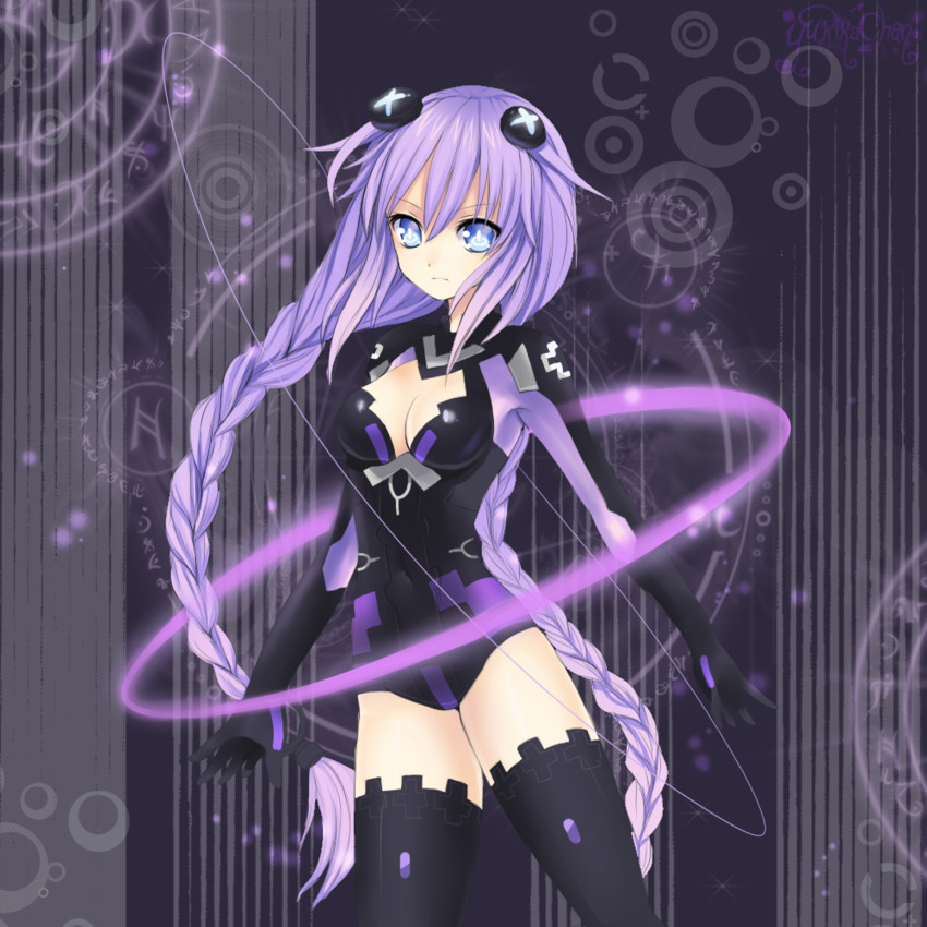 purple heart (neptune) drawn by yukikachan