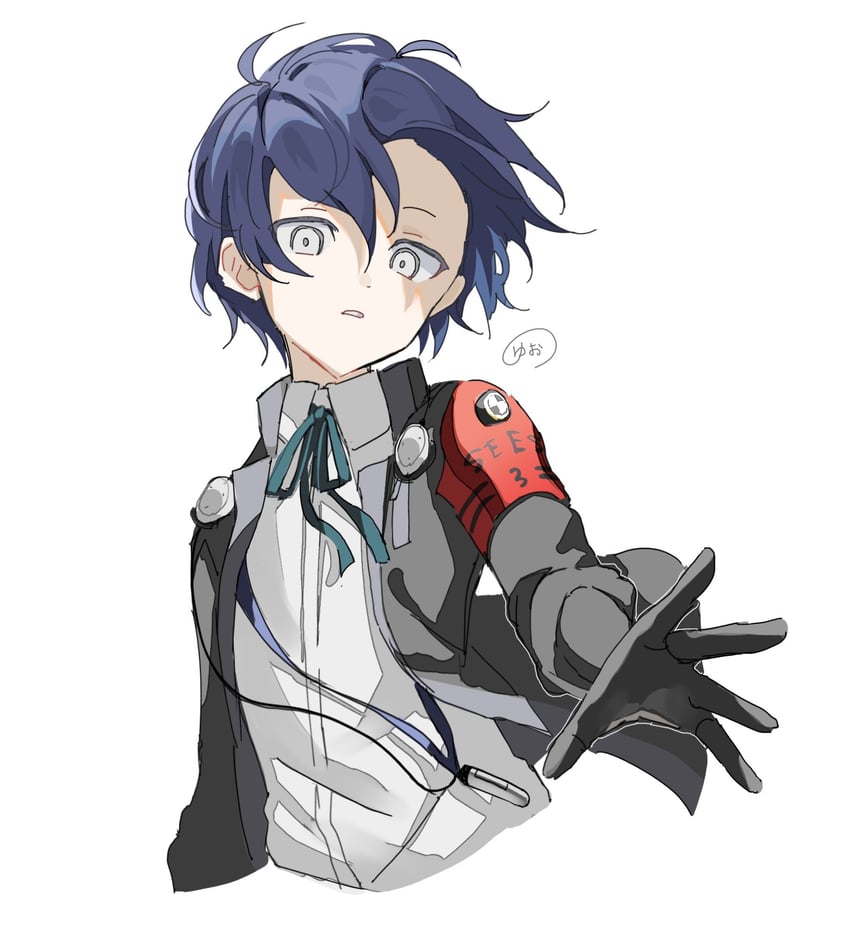 yuuki makoto (persona and 2 more) drawn by nodoka906