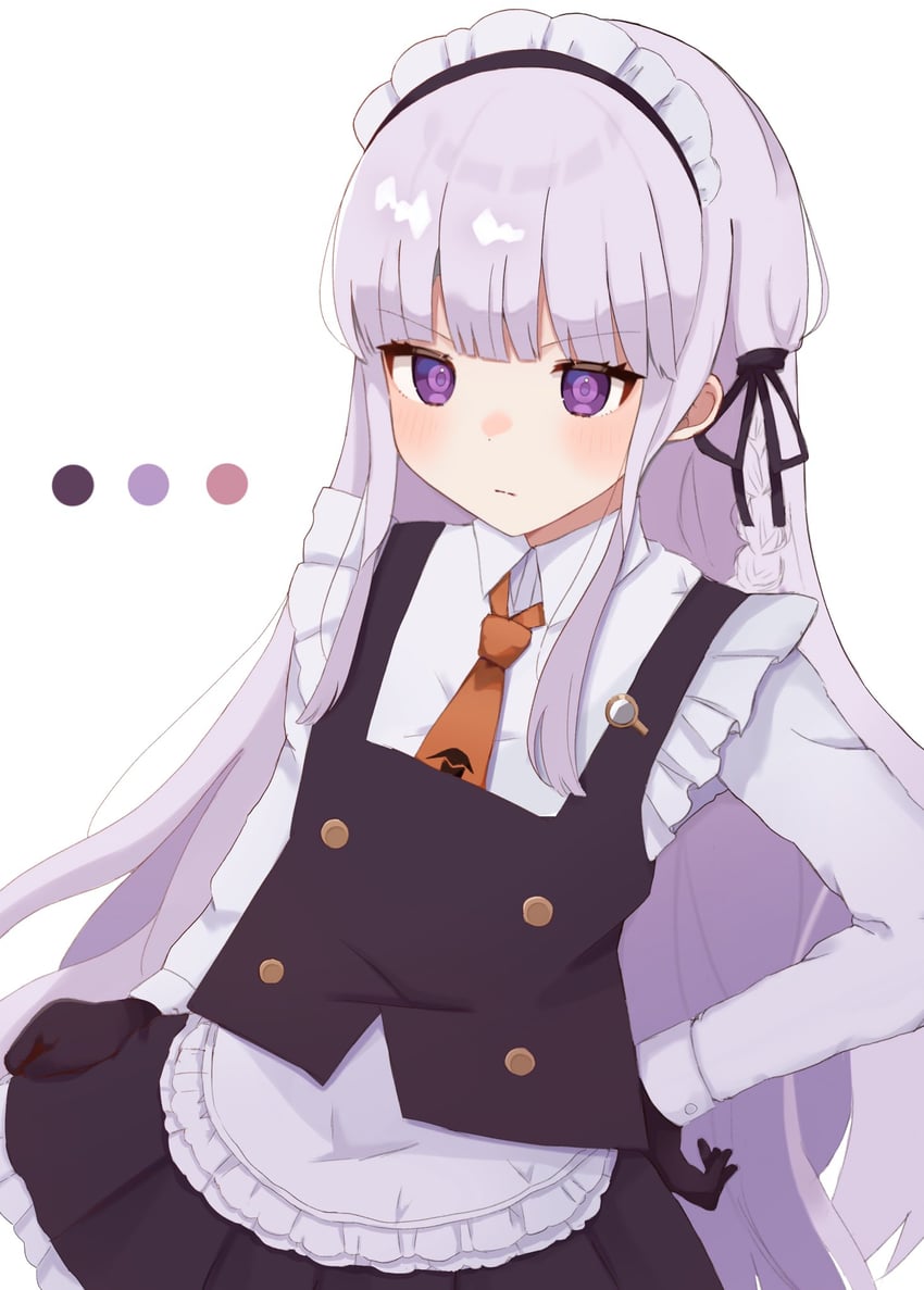 kirigiri kyoko (danganronpa and 1 more) drawn by kuchi_mi_itsu_na