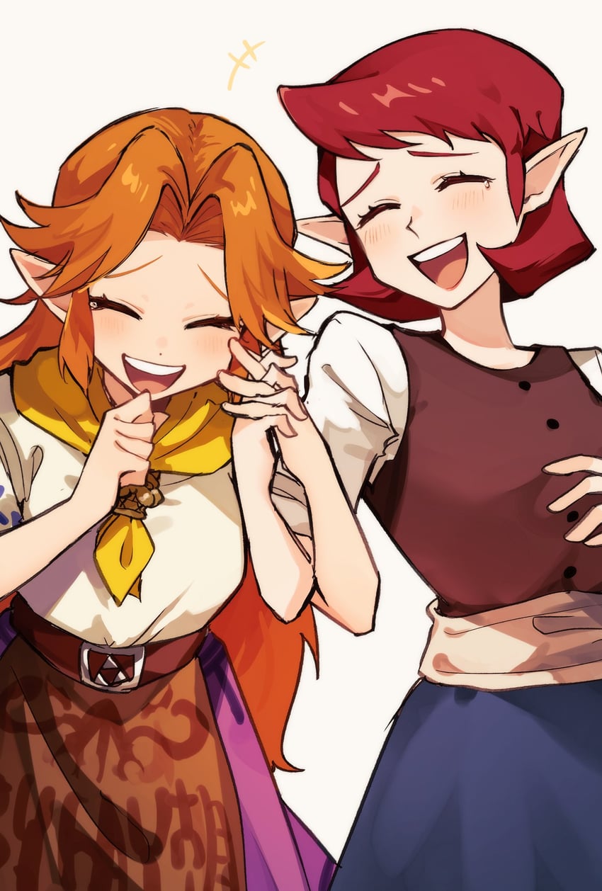 cremia and anju (the legend of zelda and 1 more) drawn by tsumikitsuki_(katsuobushi)