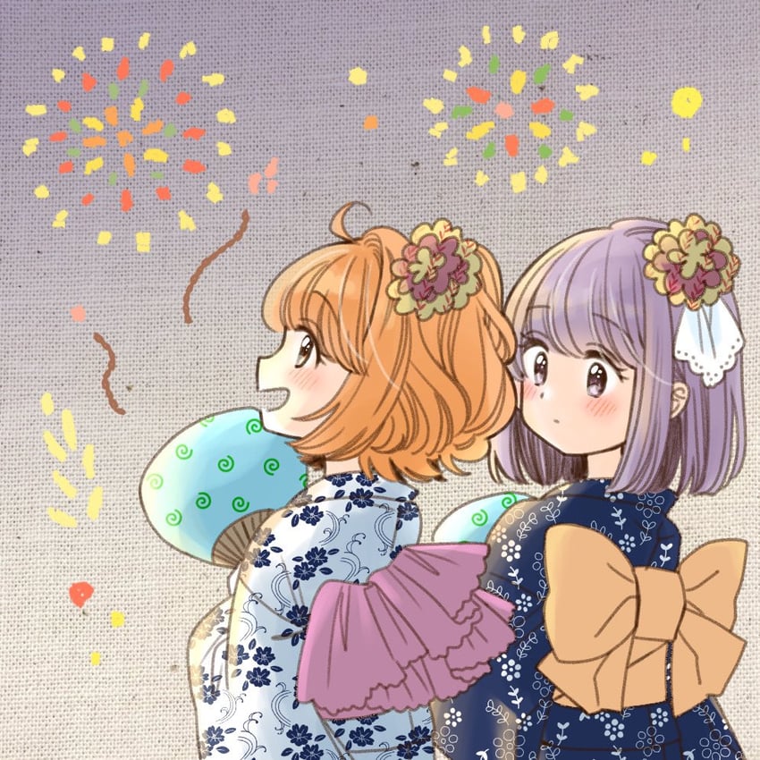 hieda no akyuu and motoori kosuzu (touhou) drawn by muzukite
