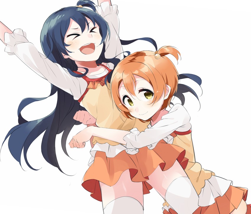 sonoda umi and hoshizora rin (love live! and 1 more) drawn by totoki86