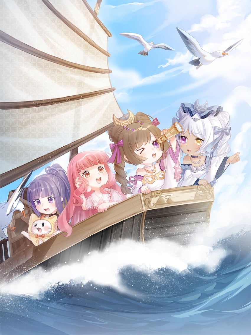 nikki, momo, ace, bestt, and besan (nikki and 1 more)