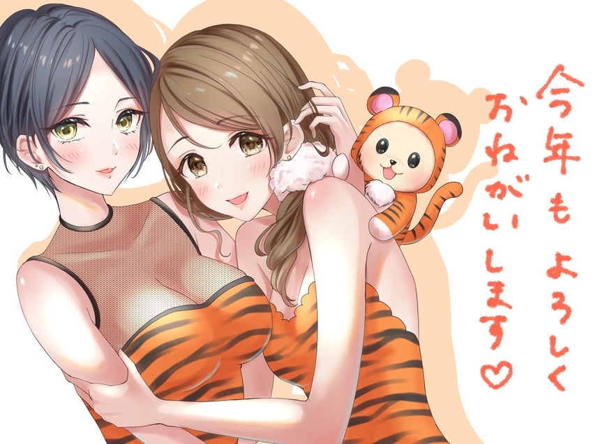 hayami kanade and mochida arisa (idolmaster and 1 more) drawn by ayn_(ayn_kau)