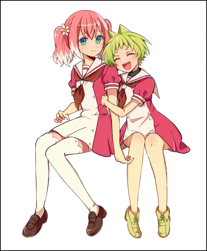 hiiragi nana and makabe moe (munou na nana) drawn by yukisa