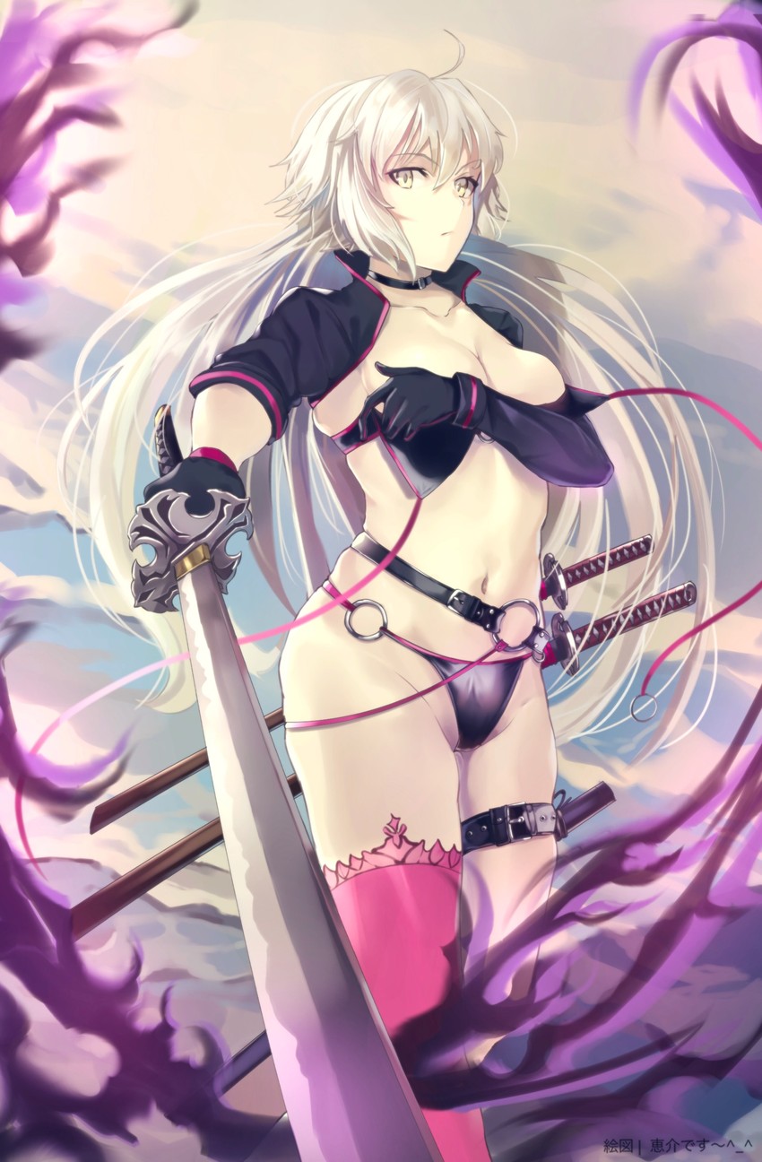 jeanne d'arc alter (fate and 1 more) drawn by keisuke_desu~