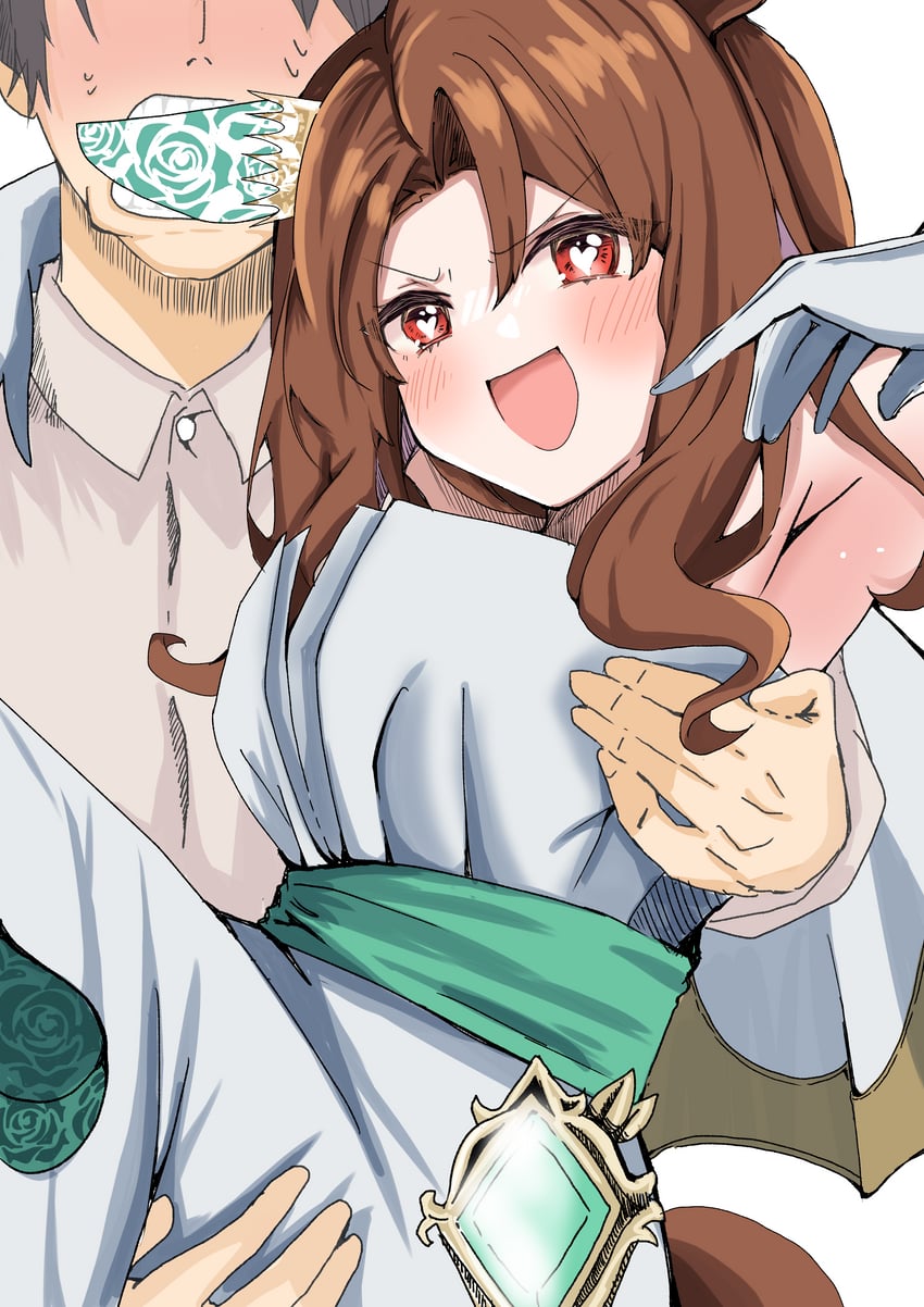 trainer and king halo (umamusume) drawn by neko_koneko_(user_vtpr4825)