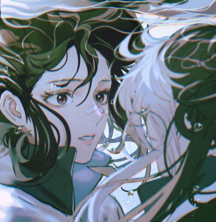 bai yi and k.k. (path to nowhere) drawn by chaoji_shuihouzi