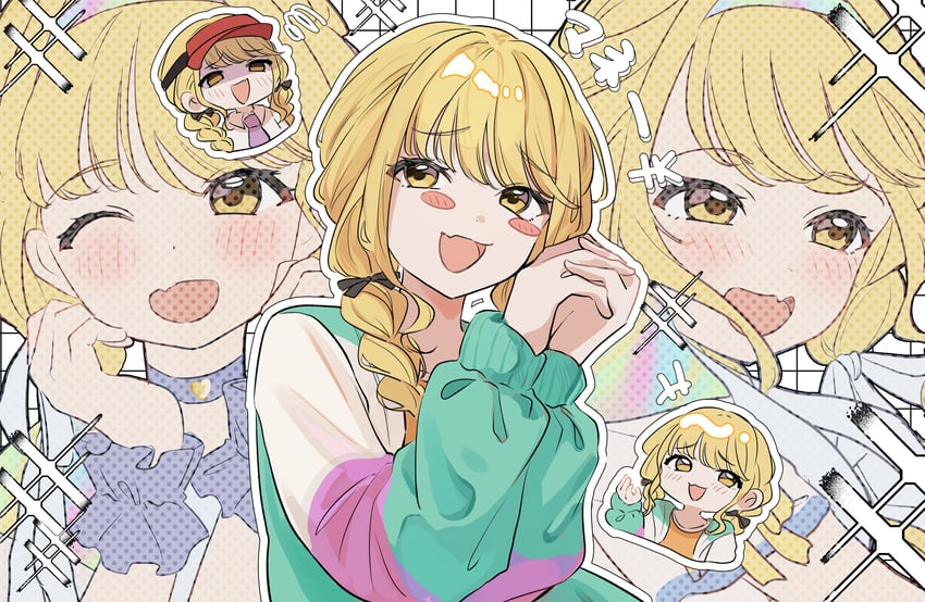 fujita kotone (idolmaster and 1 more) drawn by nami_(wa98449)
