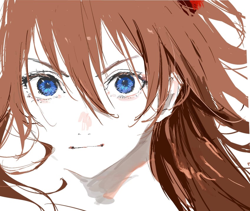 souryuu asuka langley (neon genesis evangelion) drawn by needbee_r
