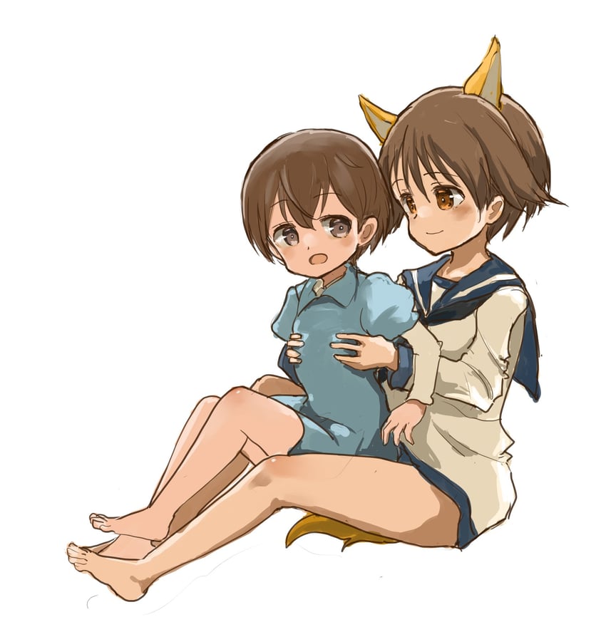 miyafuji yoshika and christiane barkhorn (world witches series and 1 more) drawn by murayama_kei