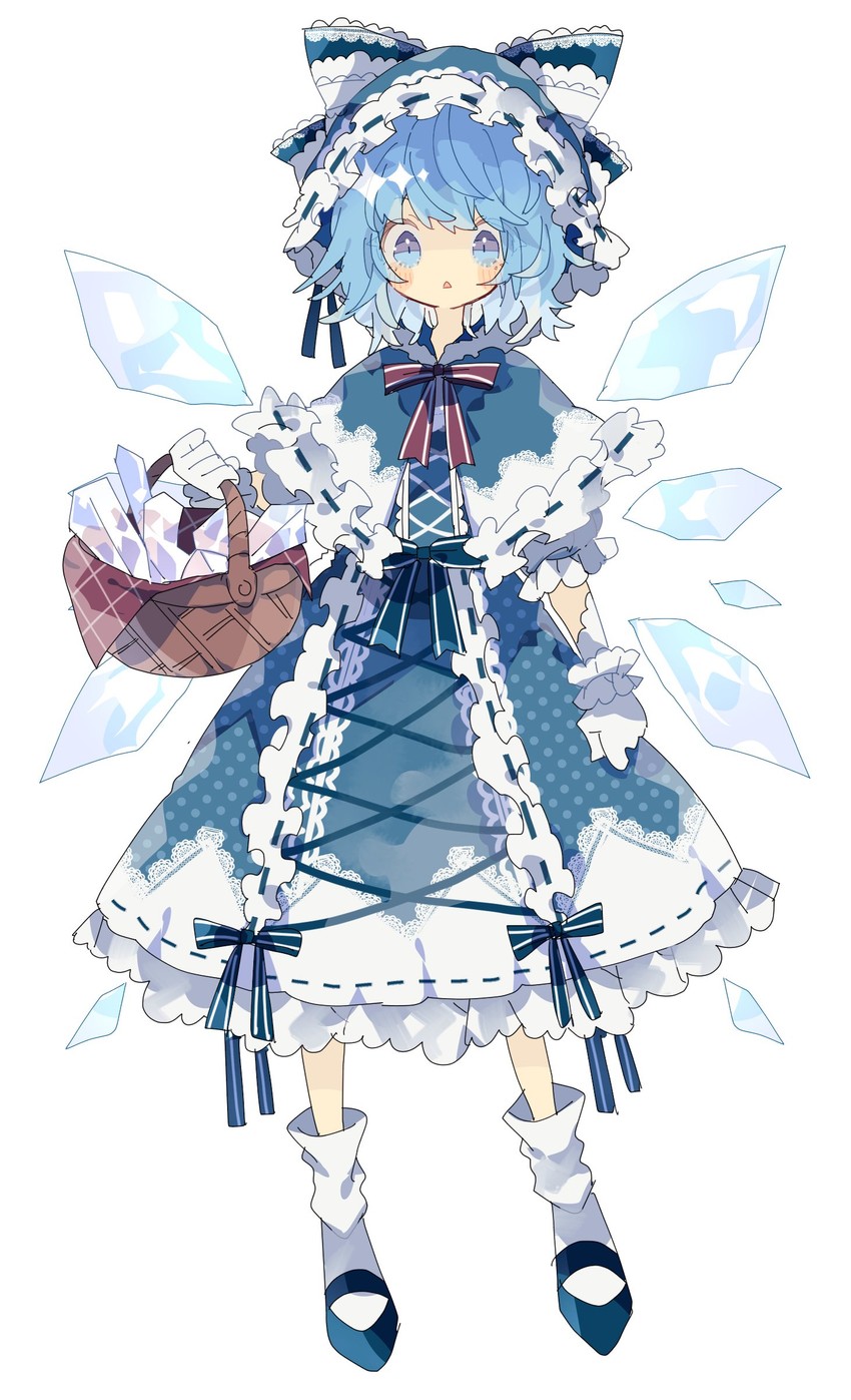 cirno (touhou and 1 more) drawn by nikorashi-ka