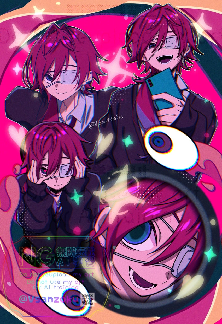 lauren iroas (nijisanji and 1 more) drawn by vsanzoku