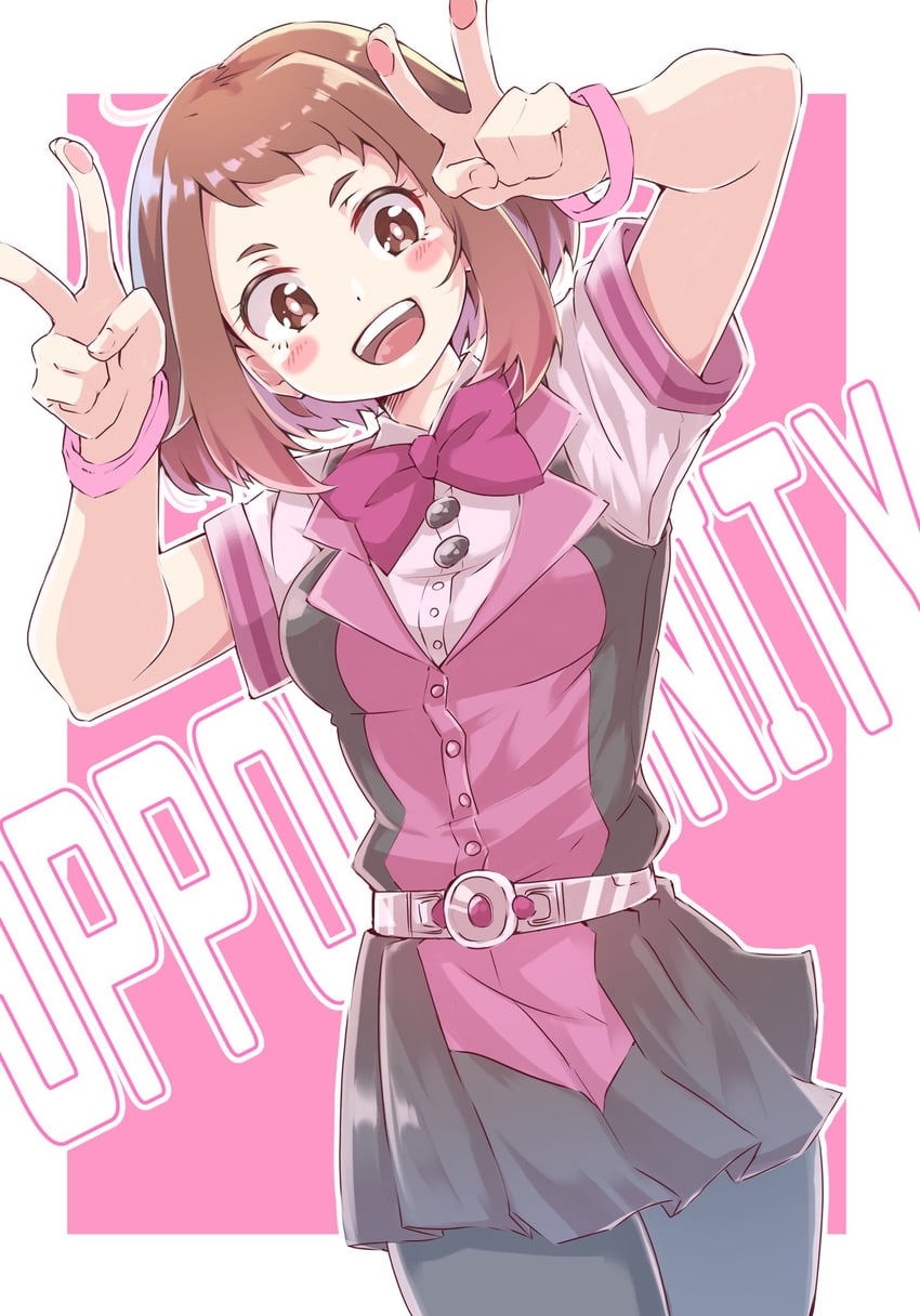 uraraka ochaco (boku no hero academia) drawn by shinonome_mozuku