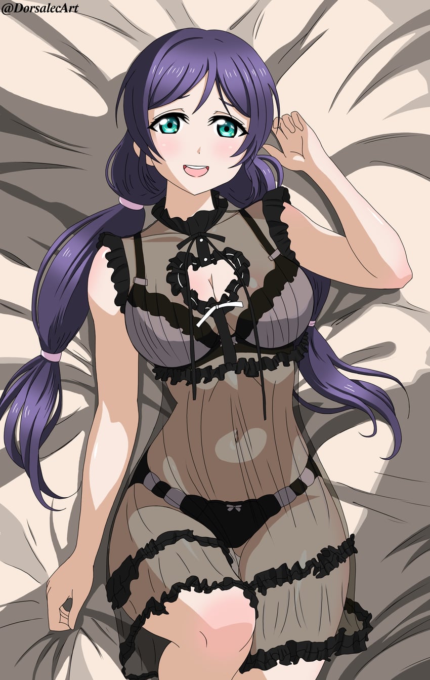 tojo nozomi (love live! and 1 more) drawn by dorsalecart
