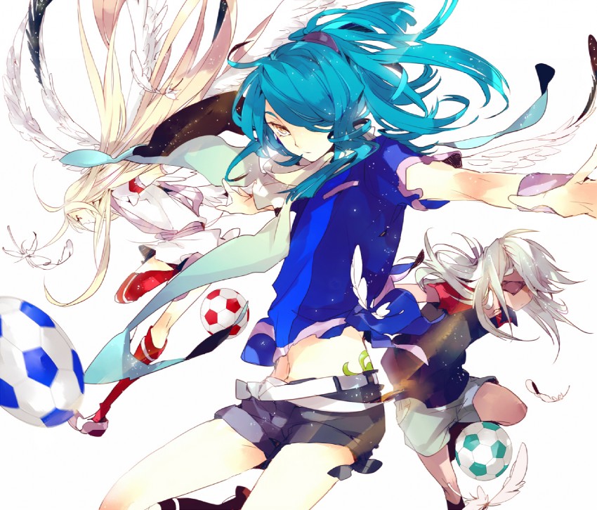 kazemaru ichirouta, afuro terumi, and sakuma jirou (inazuma eleven) drawn by suou_(sdurorhr)