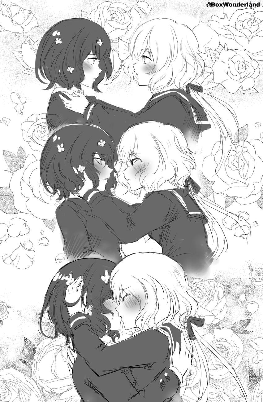 konno junko and mizuno ai (zombie land saga) drawn by box_wonderland