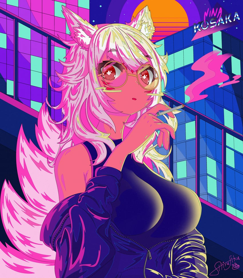 nina kosaka (nijisanji and 1 more) drawn by shirufiku