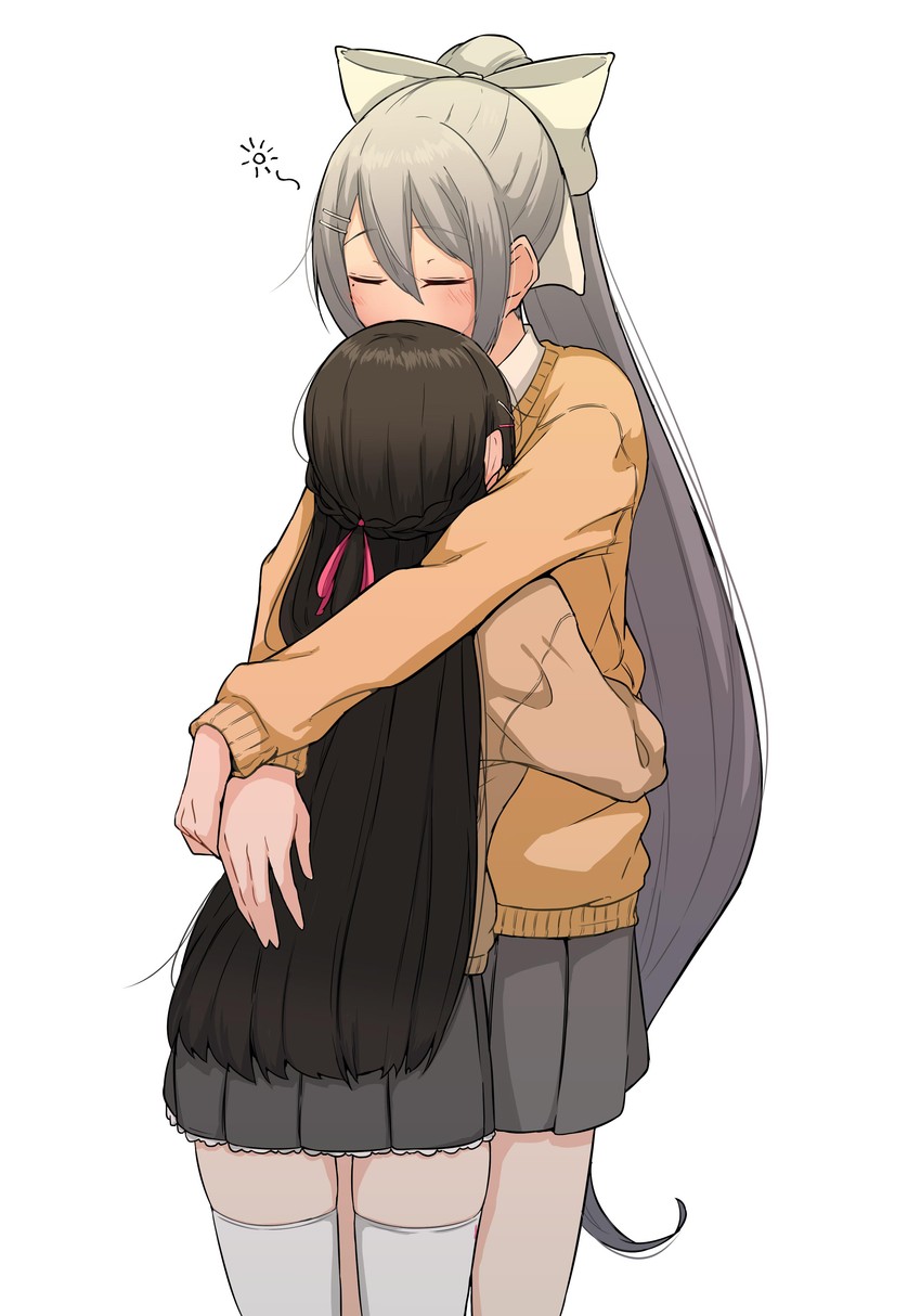 tsukino mito and higuchi kaede (nijisanji) drawn by ryon_1925