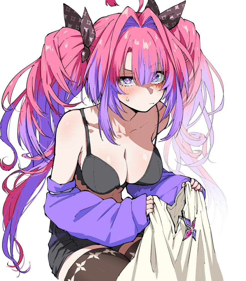 kikirara vivi (hololive and 1 more) drawn by henriiku_(ahemaru)