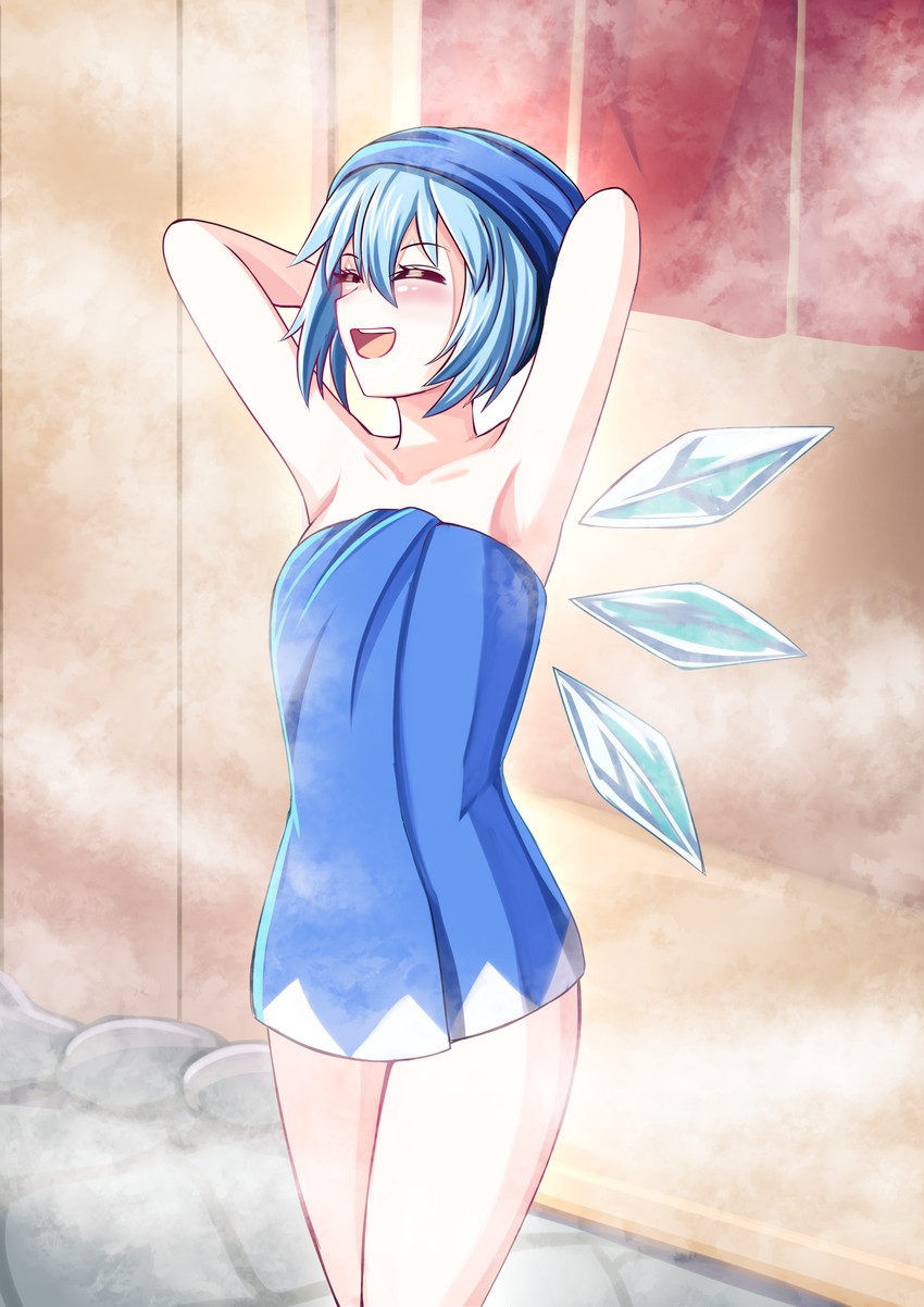cirno (touhou) drawn by xanadu_avici