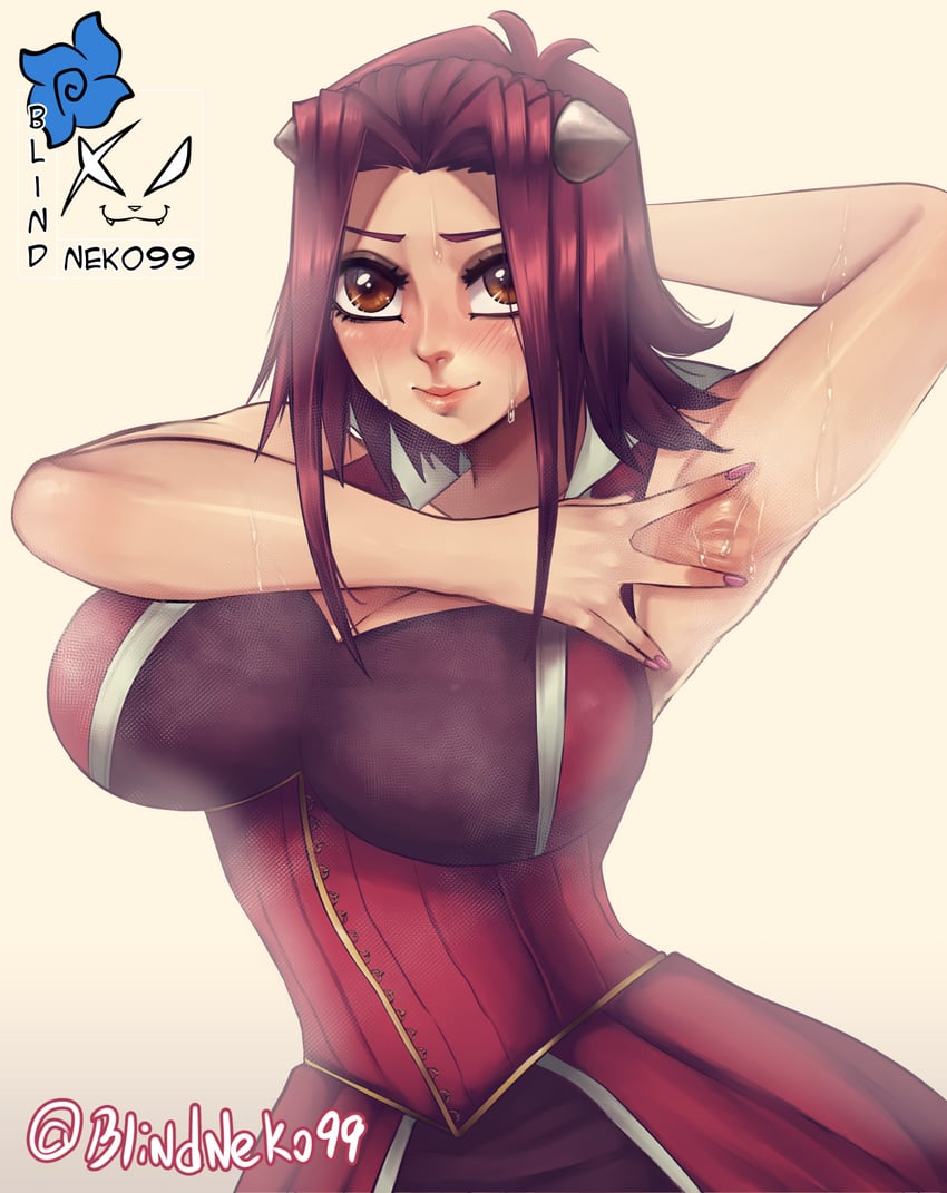 izayoi aki (yu-gi-oh! and 1 more) drawn by blindhunter99