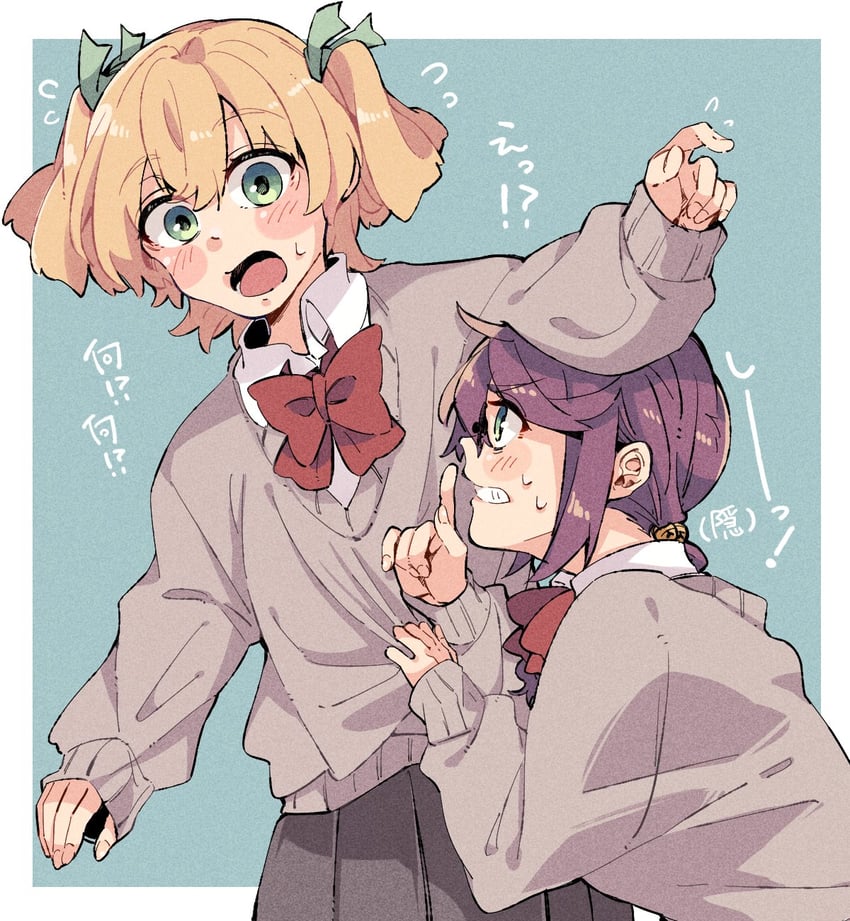 daiba nana and hoshimi junna (shoujo kageki revue starlight) drawn by bbr_brbr