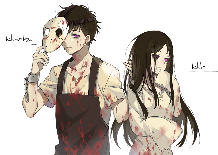 matsuno ichimatsu and ichiko (osomatsu and 2 more) drawn by ekita_kuro