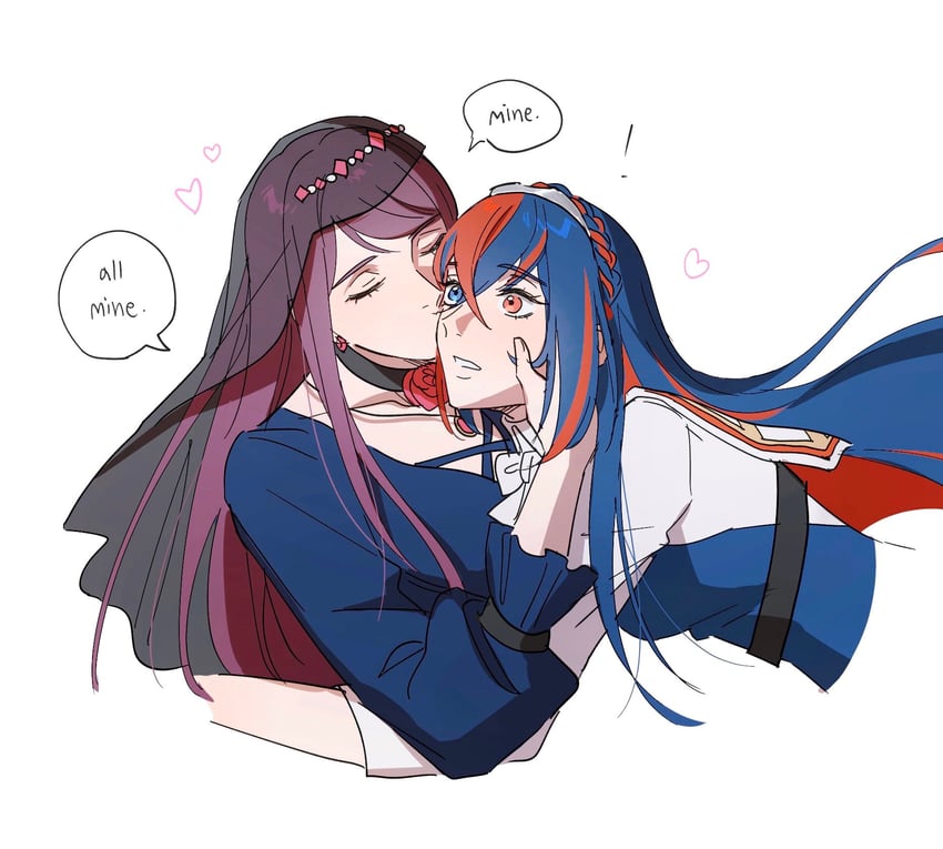 ivy and female alear (fire emblem and 1 more) drawn by seirorath