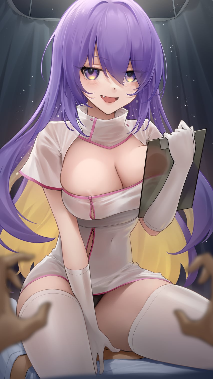 moona hoshinova (hololive and 1 more) drawn by somebody_(leiking00)