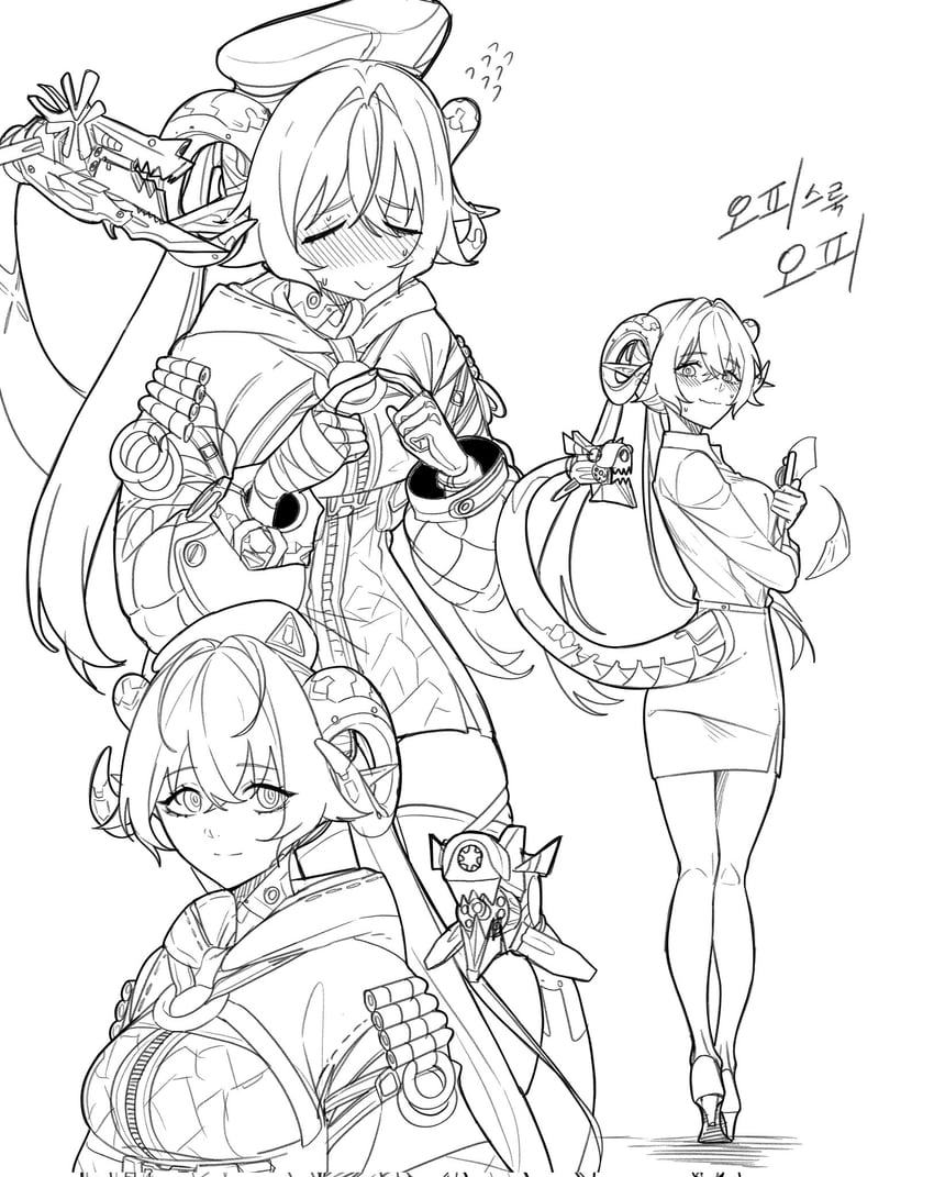 orpheus and magus (zenless zone zero) drawn by gwongiyeon67479