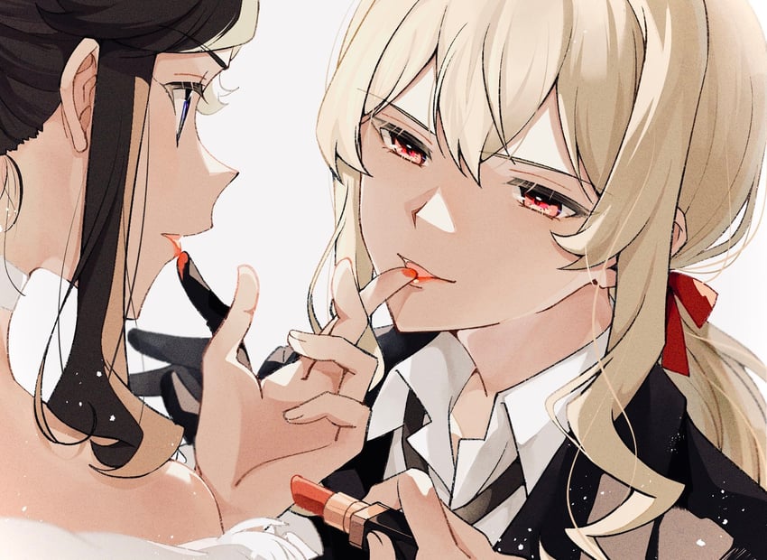 saijou claudine and tendou maya (shoujo kageki revue starlight) drawn by nijiko_(c2cs4q)