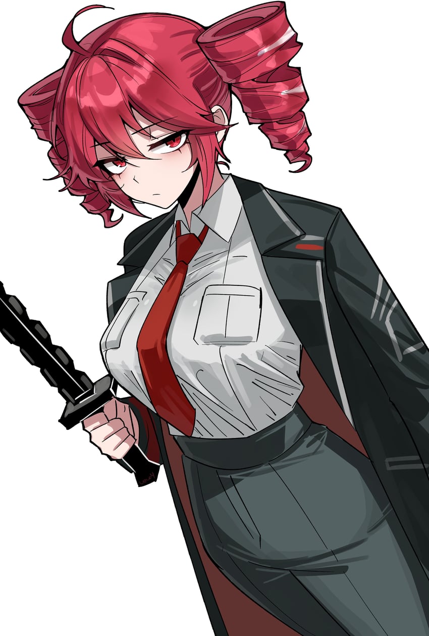 kasane teto (project moon and 2 more) drawn by vvernerluniq